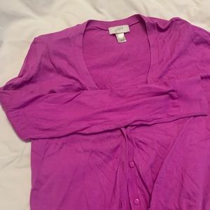 Loft - pink cardigan